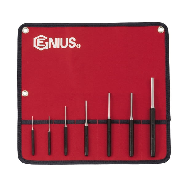 Genius Tools 7 Piece SAE Pin Punch Set PC-577SP Genius Tools 7 Piece SAE Pin Punch Set PC-577SP